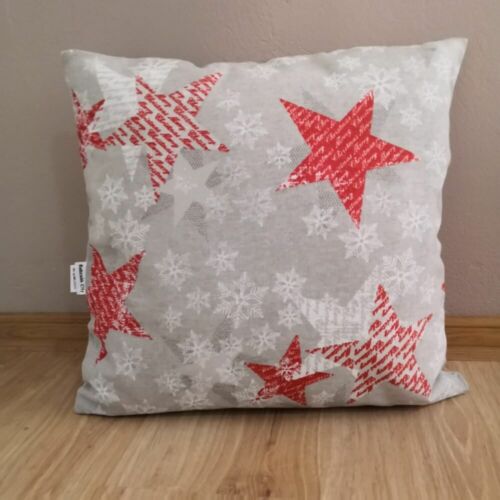 Karácsonyi  csillagos párnahuzat