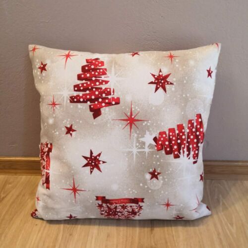 Karácsonyi  fenyős- csillagos párnahuzat