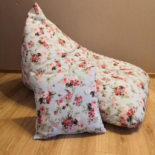 Kék vintage rózsás párnahuzat