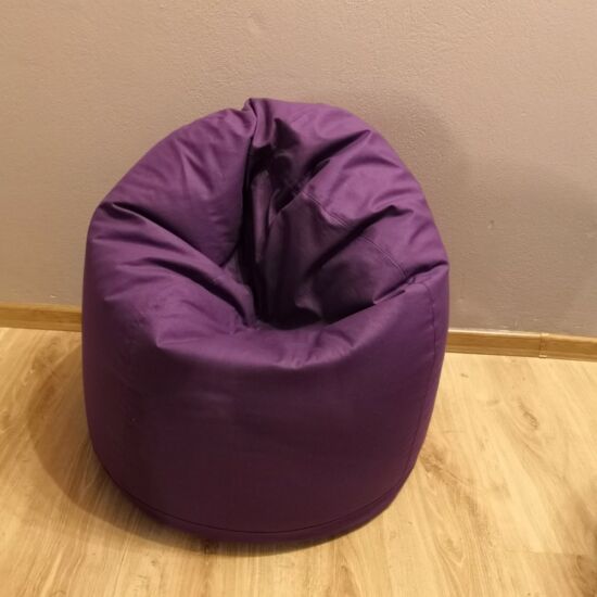 Sötétlila gyerek babzsákfotel