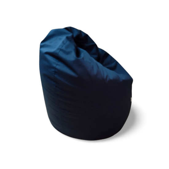 Sötétkék Kültéri, uv álló babzsákfotel