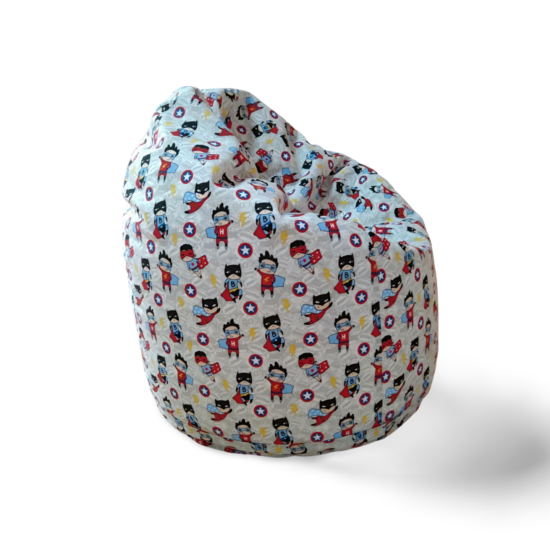 Szuperhős babzsákfotel-közepes méret