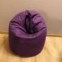 Sötétlila gyerek babzsákfotel