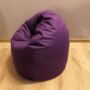 Sötétlila gyerek babzsák fotel
