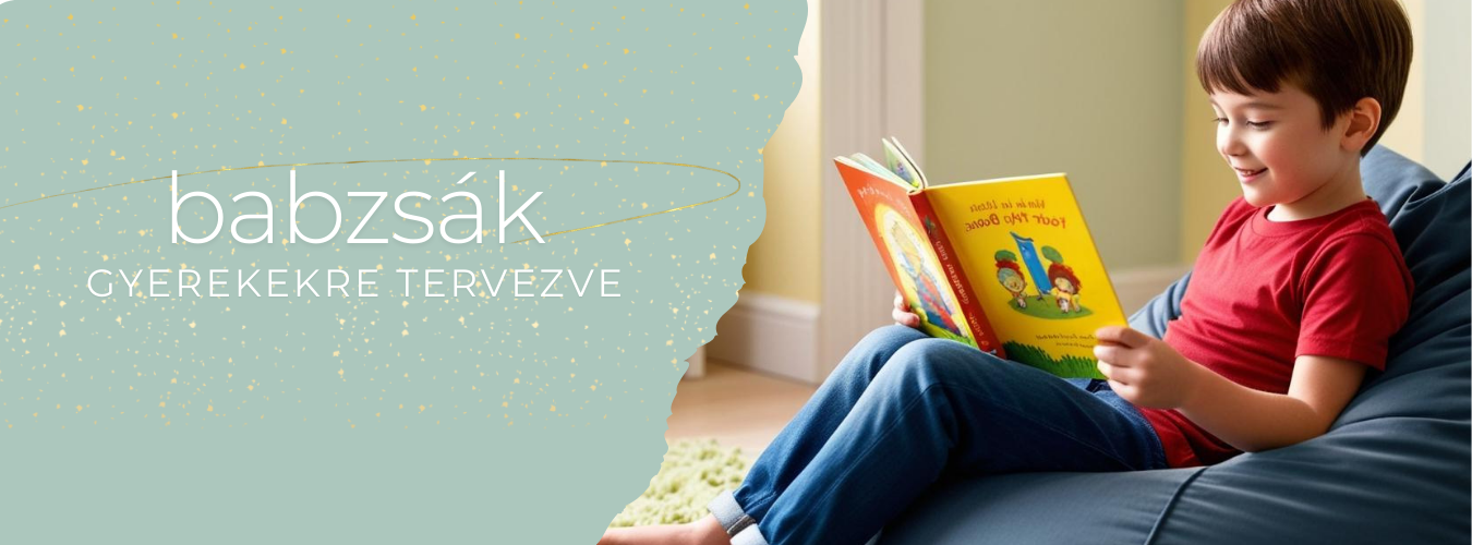 Babzsákfotelek és babzsák párnák gyerekeknek