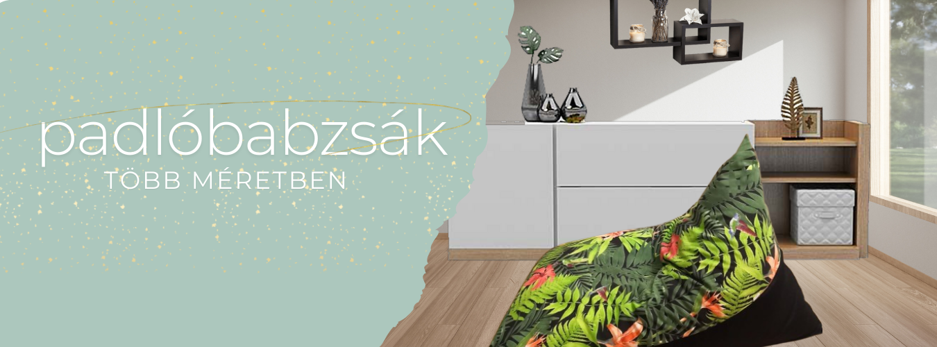 Babzsák párnák és Padlópárnák