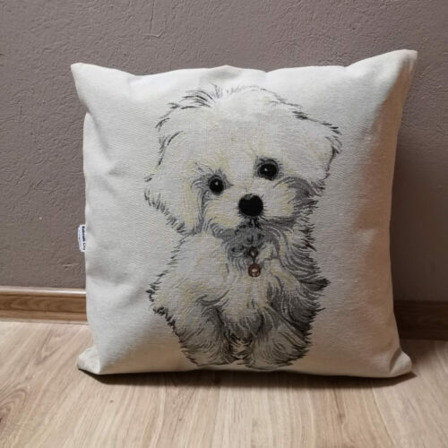 Kutyás párnahuzat- Bichon havanese