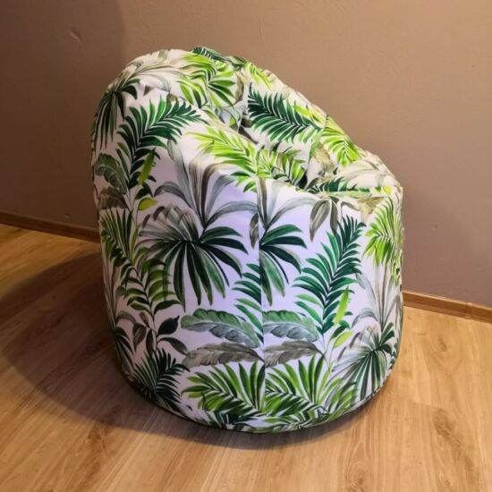 Pálma leveles babzsákfotel (felnőtt méret)