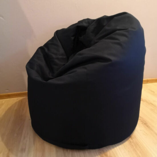 Fekete, felnőtt babzsákfotel