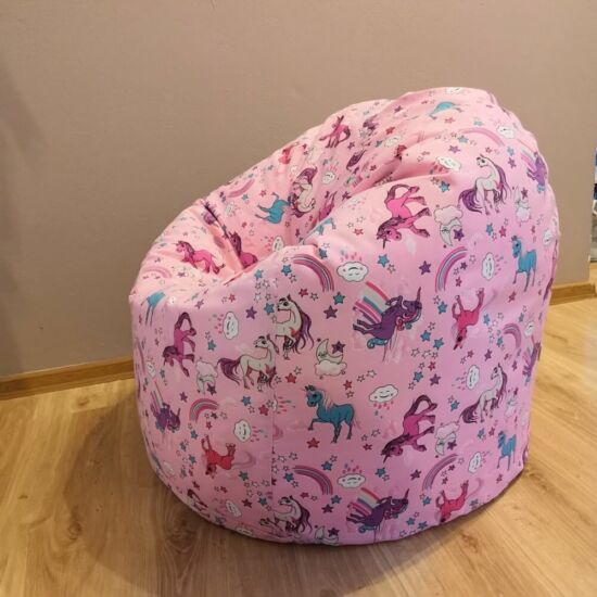UNIKORNIS babzsákfotel (közepes méret) Pót huzat
