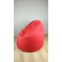 Kép 4/4 - Közepes, csepp alakú, piros babzsák fotel