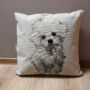 Kép 1/3 - Kutyás párnahuzat- Bichon havanese